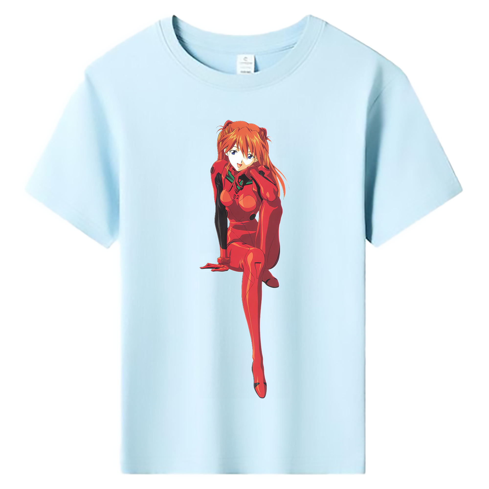 （画像用） EVA 新世紀エヴァンゲリオン 綿100％キッズTシャツ（フロントプリント）